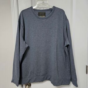 Jachs New York Premium Outdoors Sweatshirt Men’s XXL Blue/Gray Crewneck Pullover